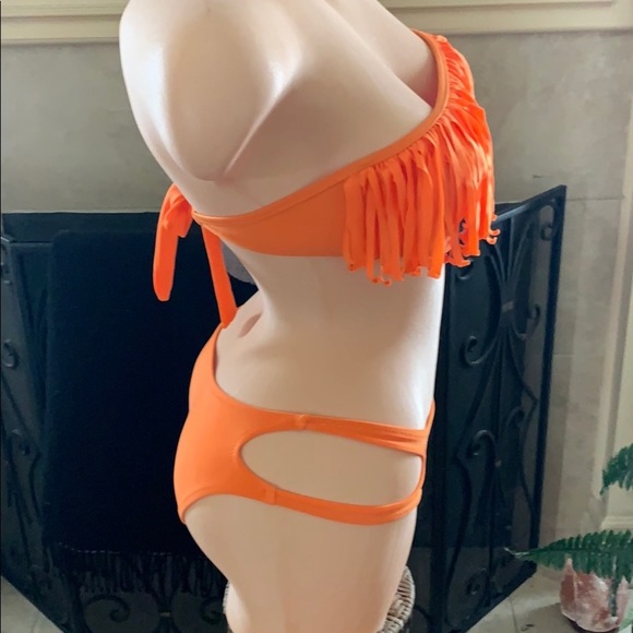 NWT Victoria’s Secret fringe swimsuit bikini m - Picture 3 of 8